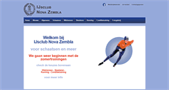 Desktop Screenshot of ijsclubnovazembla.nl