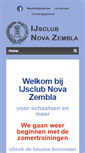 Mobile Screenshot of ijsclubnovazembla.nl
